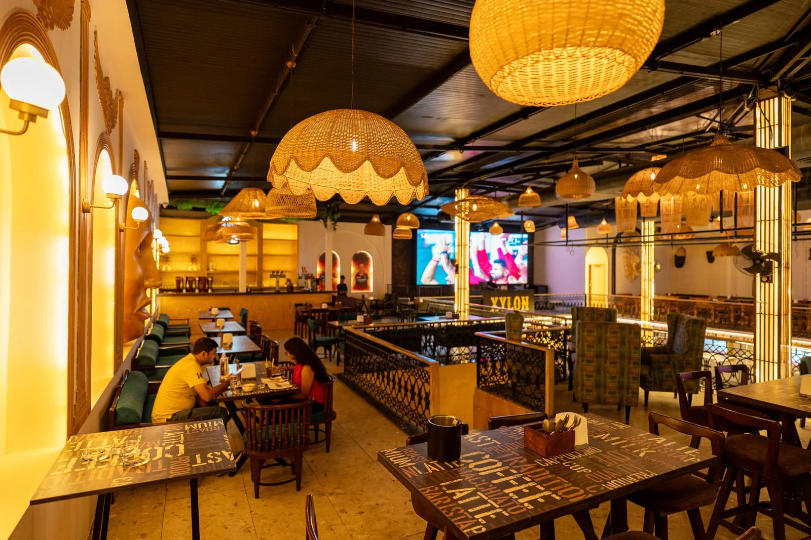 Long tables — ambience at XYLON Bar & Kitchen, Electronic City Bengaluru