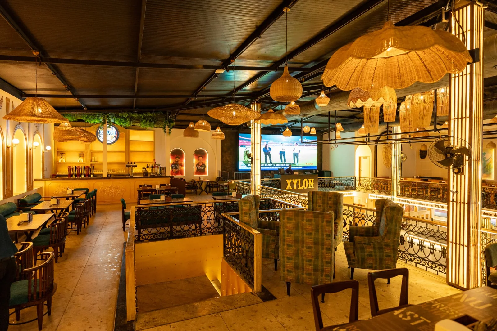 Match night — ambience at XYLON Bar & Kitchen, Electronic City Bengaluru